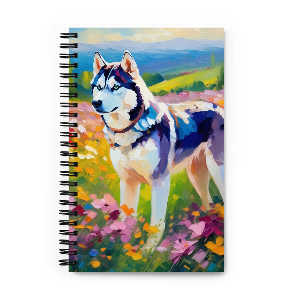 PugMug Custom Siberian Husky Spiral Notebook
