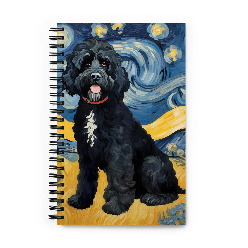 PugMug Custom Portuguese Water Dog Spiral Notebook