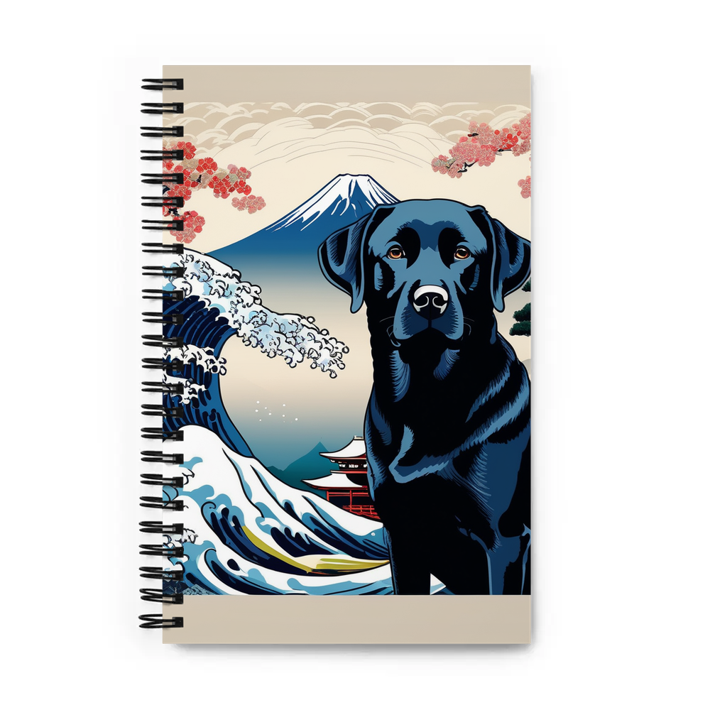 PugMug Custom Black Labrador Retriever Spiral Notebook