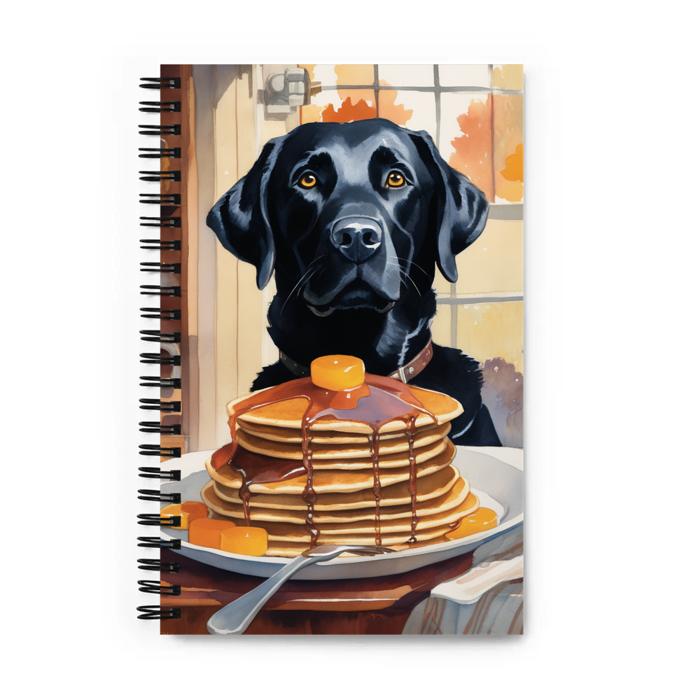 PugMug Custom Black Labrador Retriever Spiral Notebook