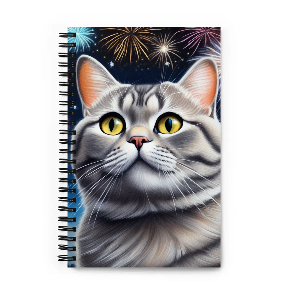 PugMug Custom Tabby British Shorthair Cat Spiral Notebook