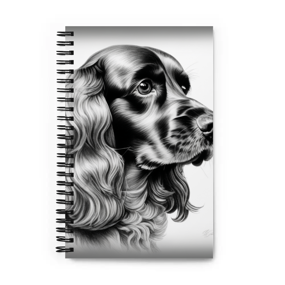 PugMug Custom Cocker Spaniel Spiral Notebook
