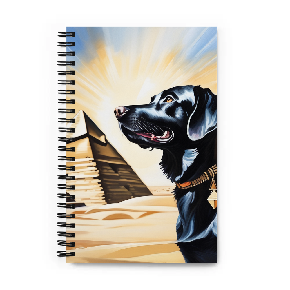 PugMug Custom Black Labrador Retriever Spiral Notebook