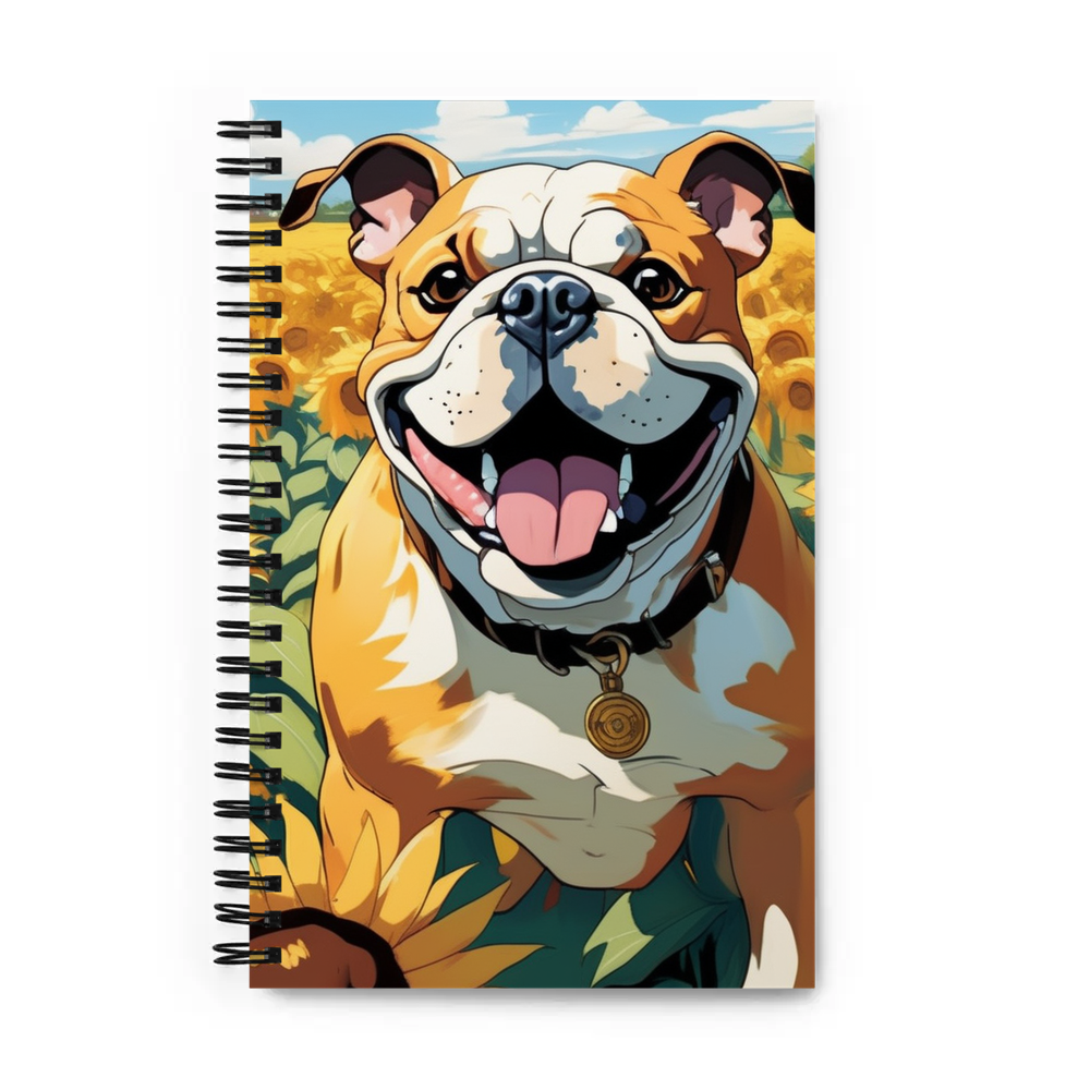 PugMug Custom Bulldog Spiral Notebook