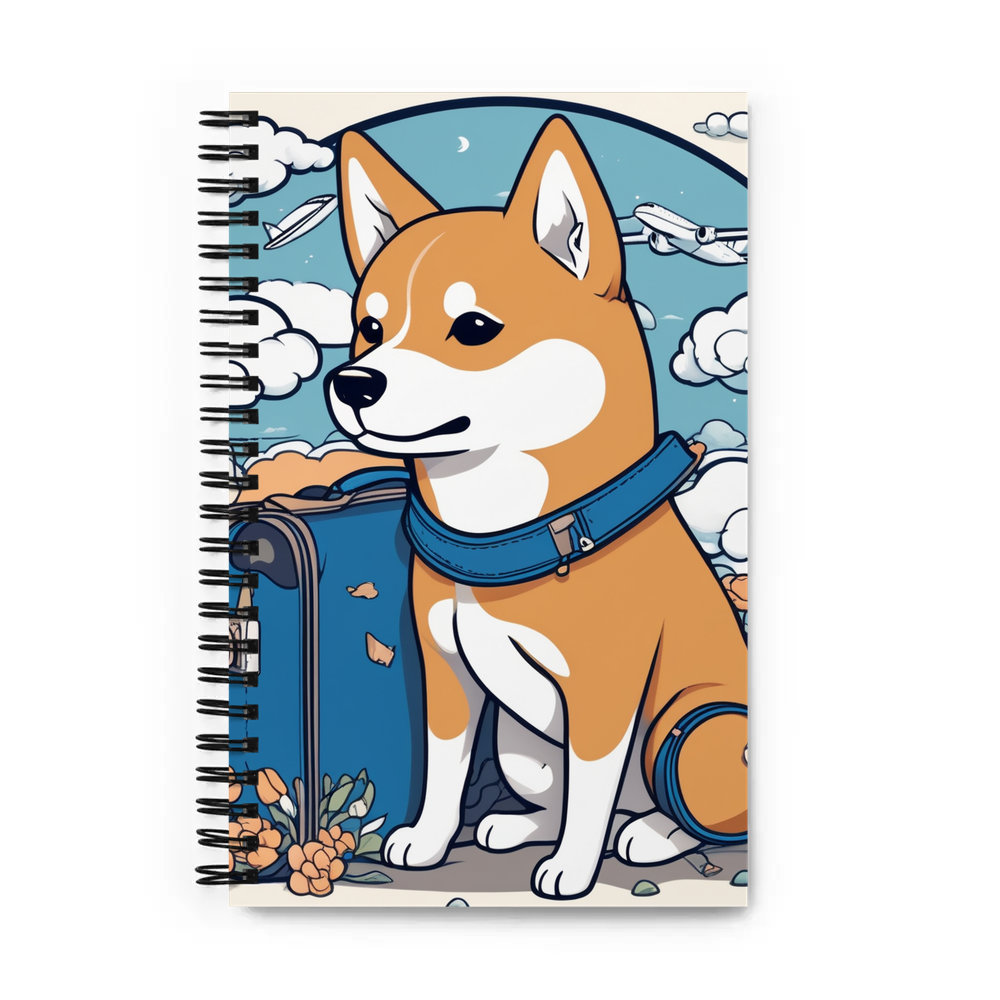 PugMug Custom Shiba Inu Spiral Notebook