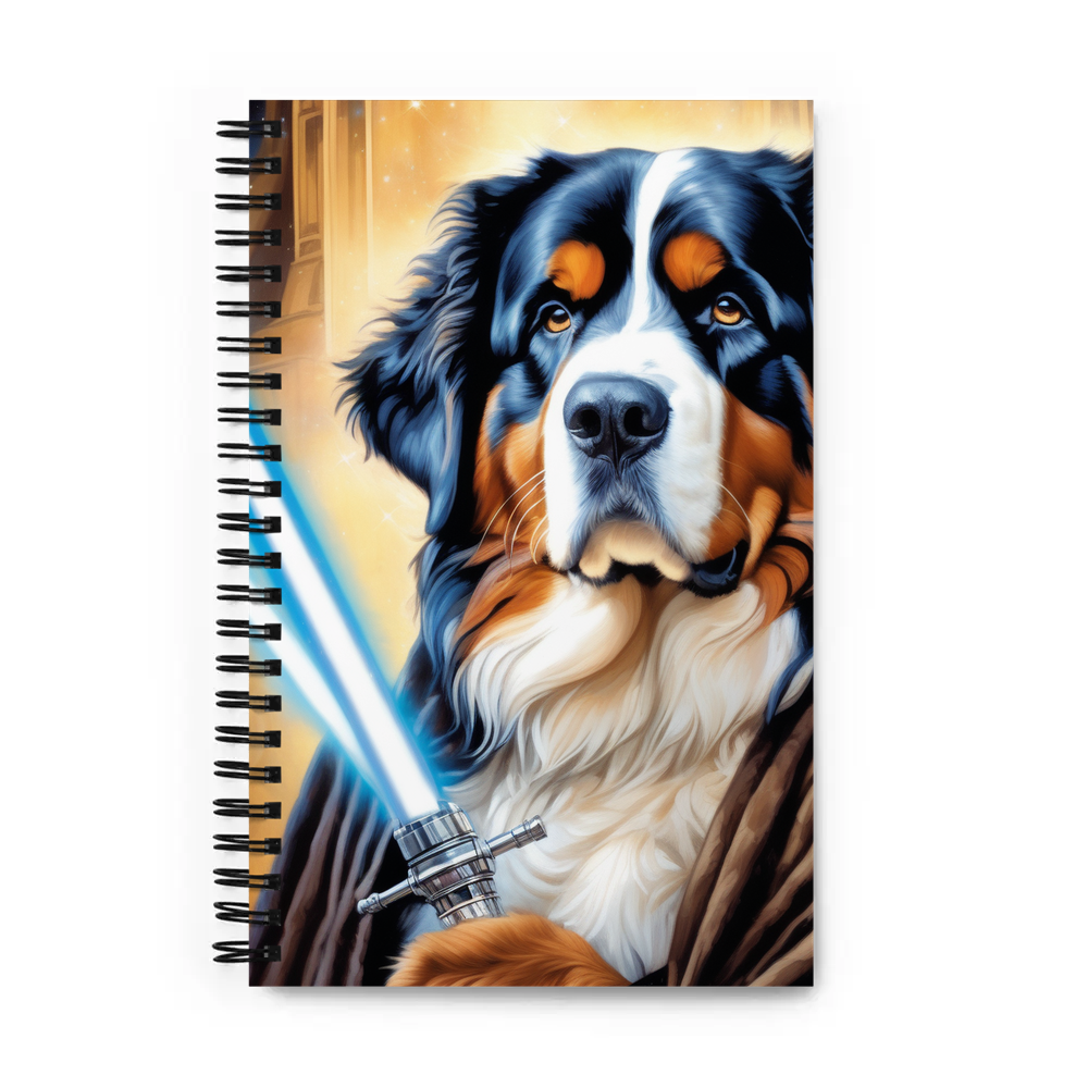 PugMug Custom Bernese Mountain Dog Spiral Notebook