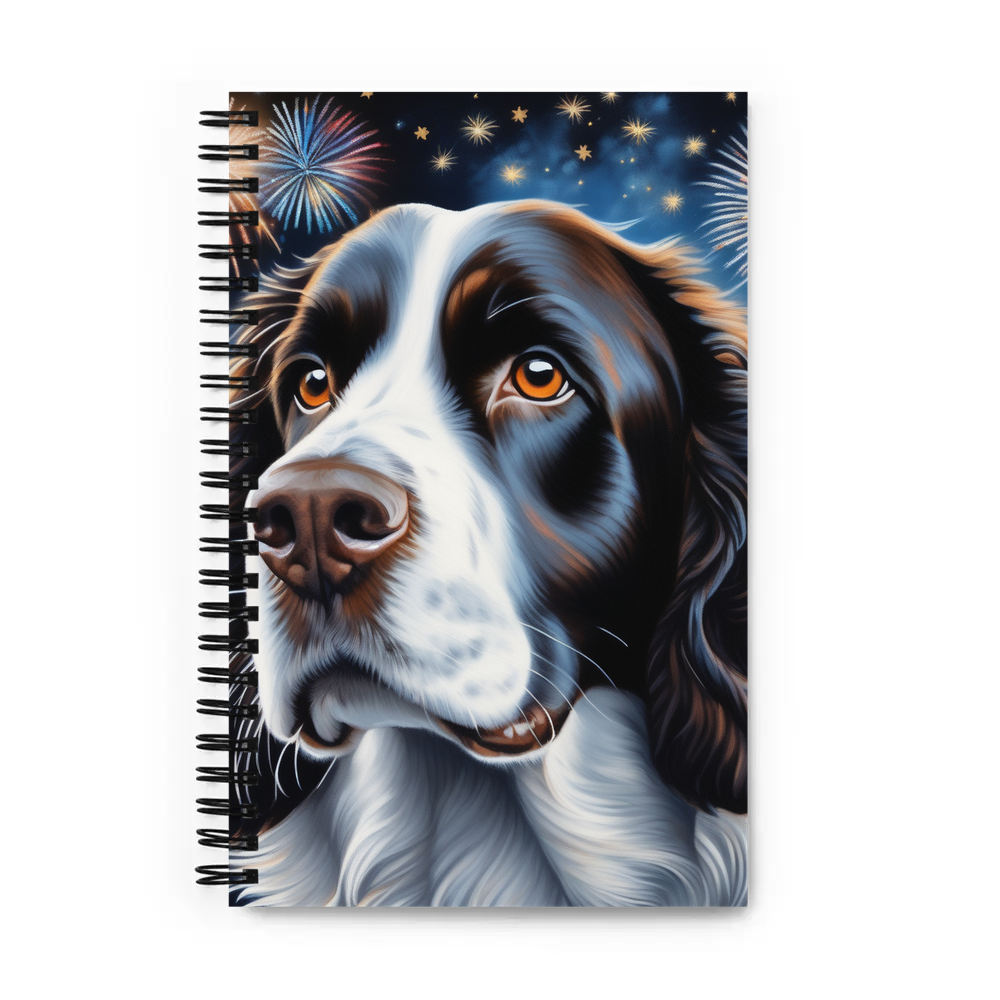 PugMug Custom English Springer Spaniel Spiral Notebook
