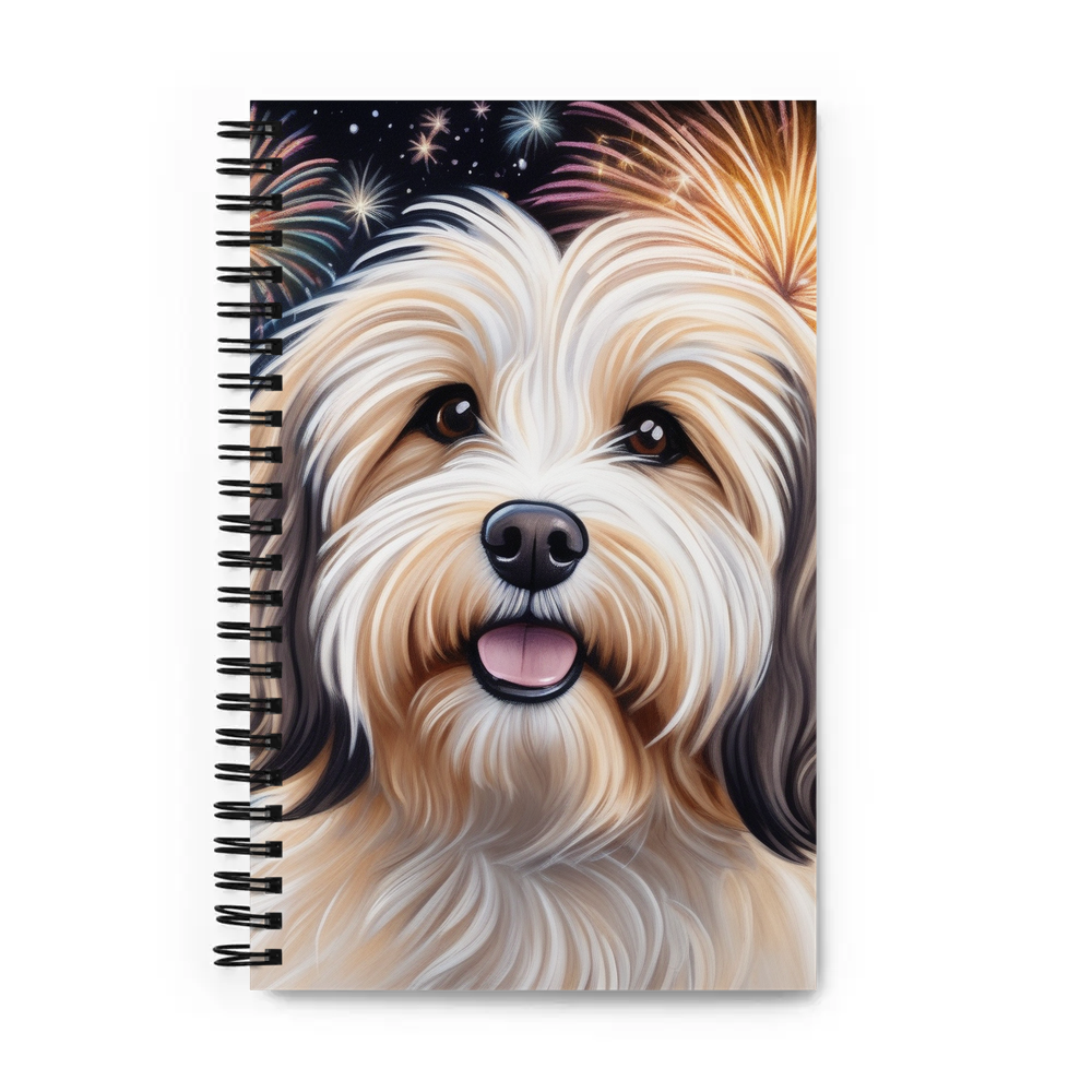 PugMug Custom Tan Havanese Dog Spiral Notebook