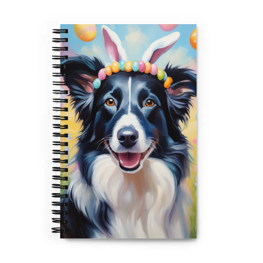 PugMug Custom Border Collie Spiral Notebook