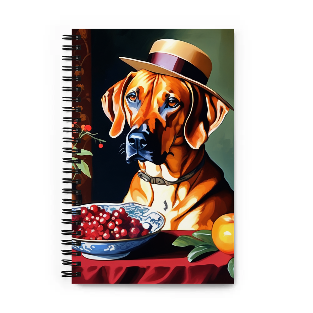 PugMug Custom Rhodesian Ridgeback Spiral Notebook