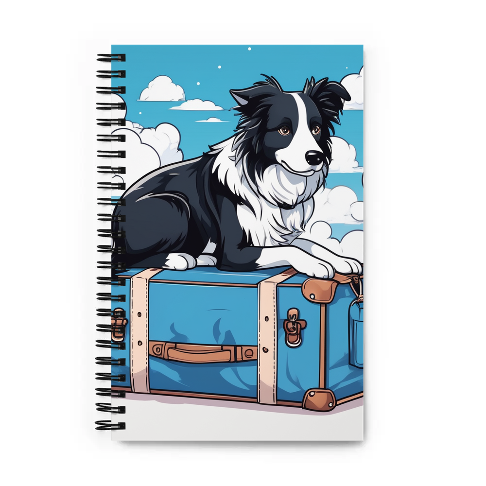 PugMug Custom Border Collie Spiral Notebook