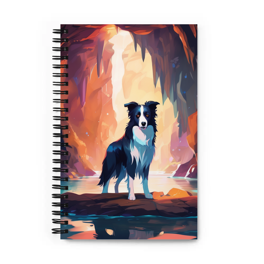 PugMug Custom Border Collie Spiral Notebook