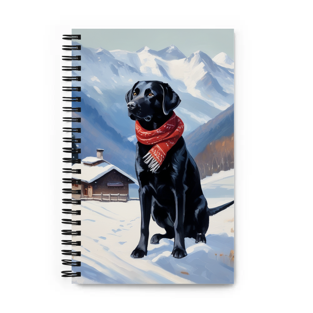 PugMug Custom Black Labrador Retriever Spiral Notebook