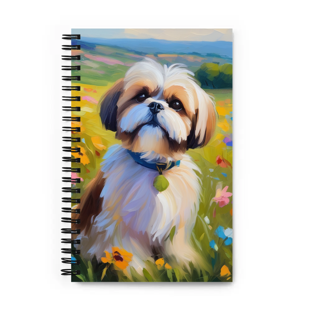 PugMug Custom Shih Tzu Spiral Notebook