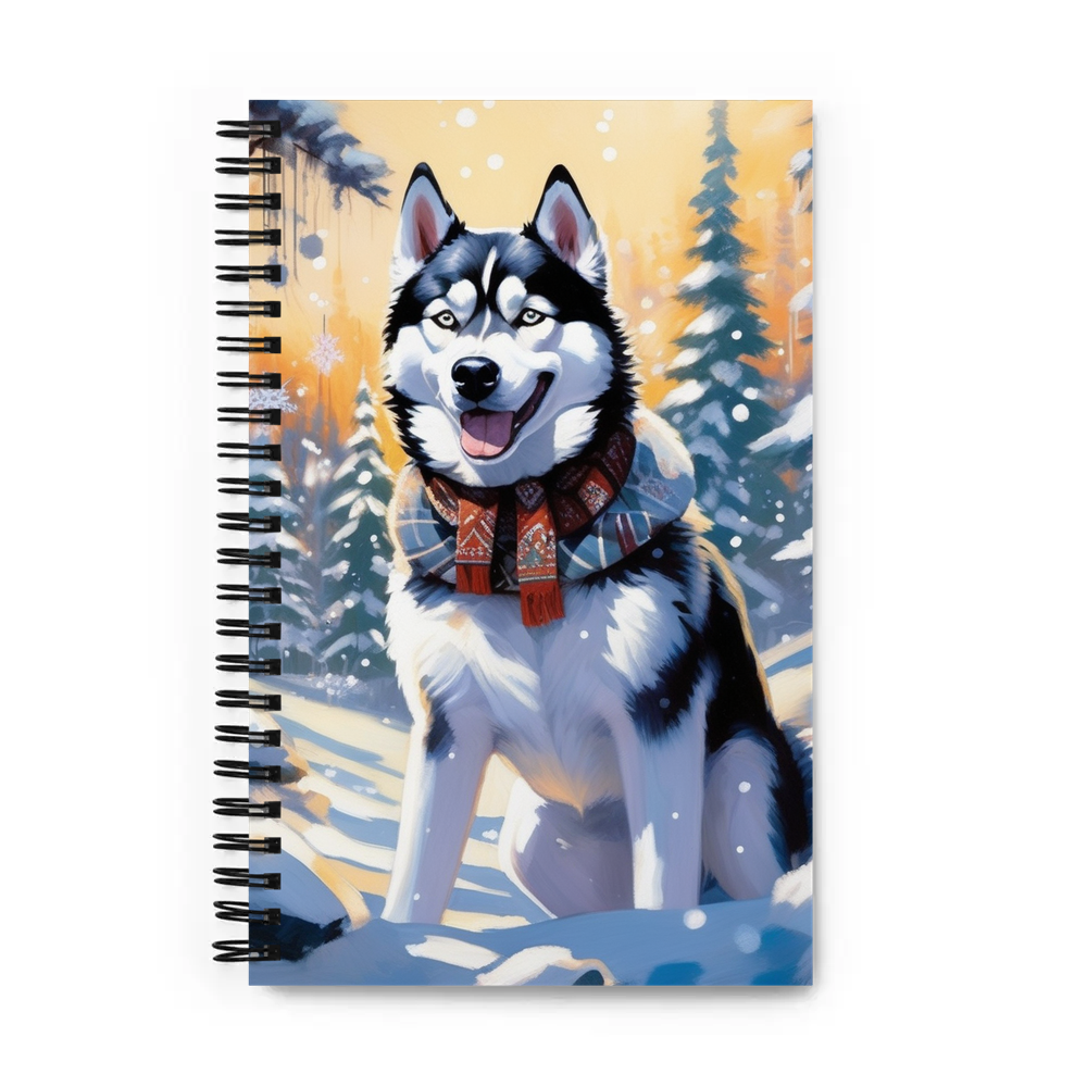 PugMug Custom Siberian Husky Spiral Notebook