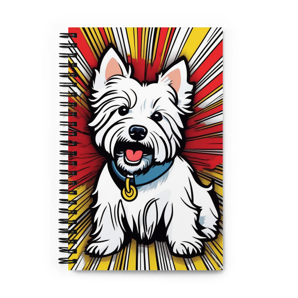PugMug Custom West Highland White Terrier Spiral Notebook