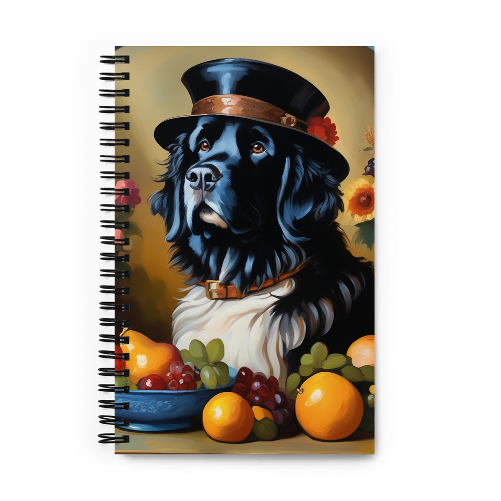 PugMug Custom Newfoundland Spiral Notebook