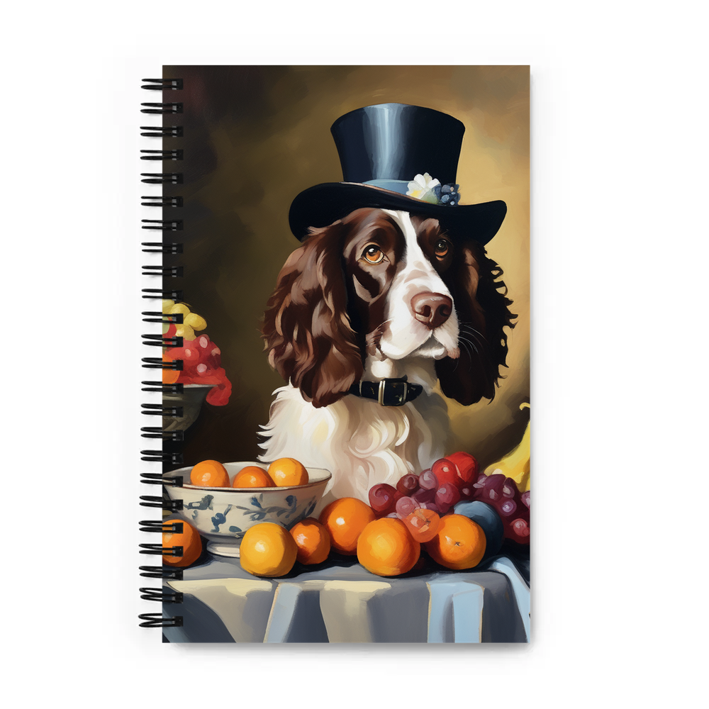PugMug Custom English Springer Spaniel Spiral Notebook