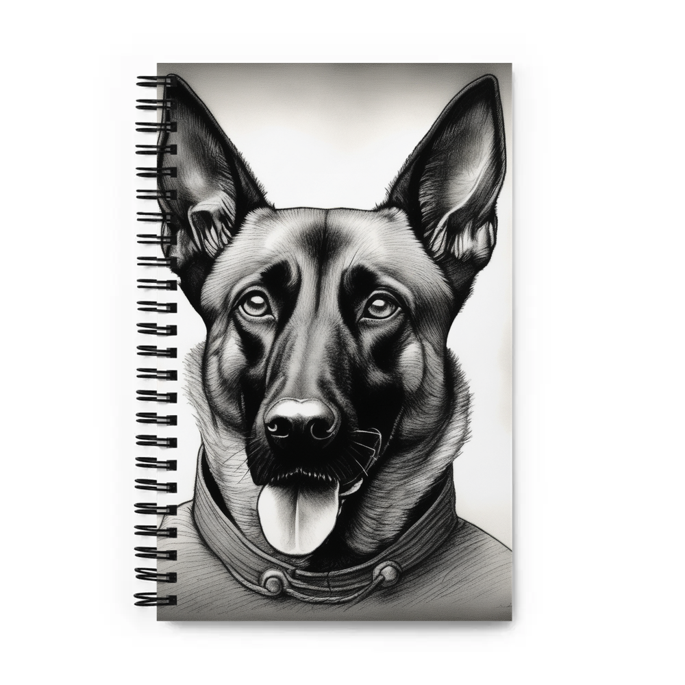 PugMug Custom Belgian Malinois Spiral Notebook