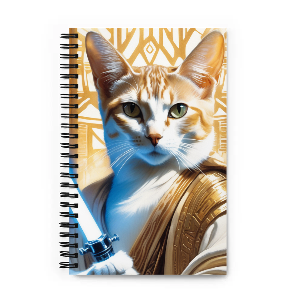 PugMug Custom White Abyssinian Cat Spiral Notebook