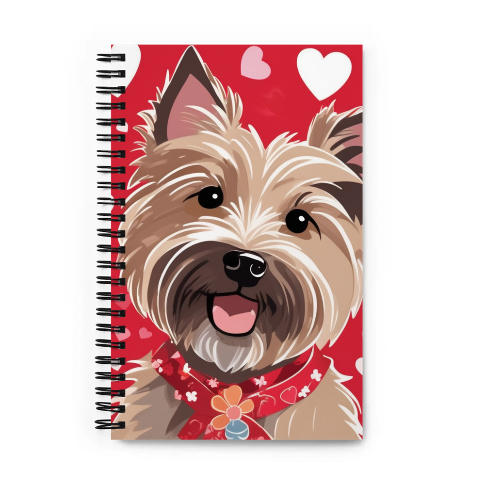 PugMug Custom Cairn Terrier Spiral Notebook