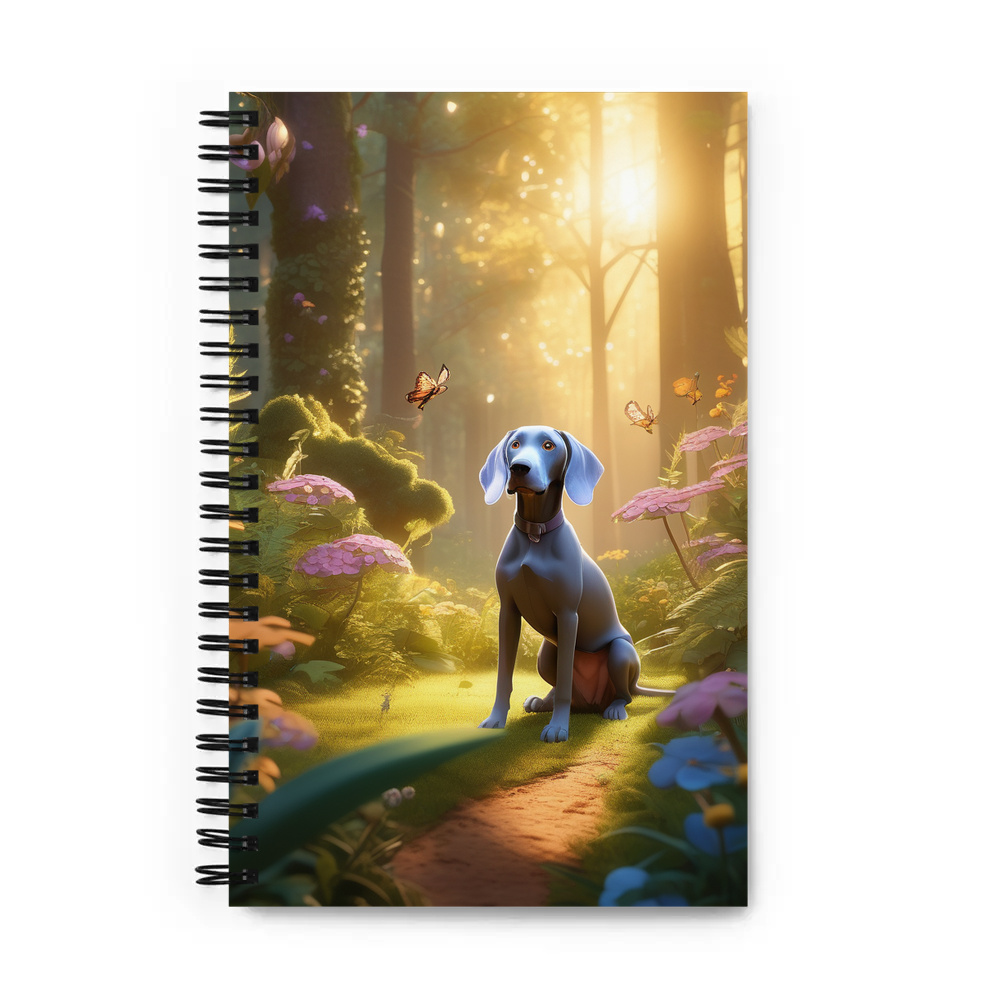 PugMug Custom Weimaraner Spiral Notebook