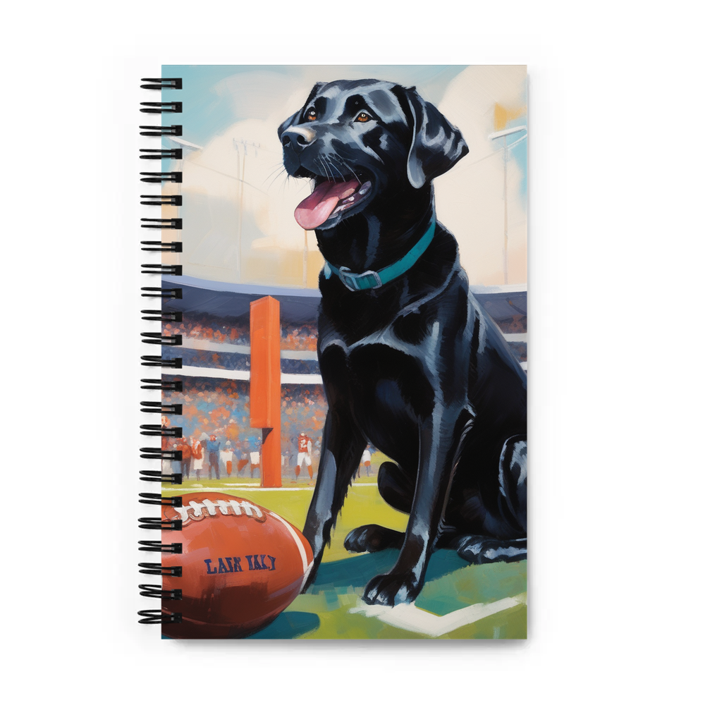 PugMug Custom Black Labrador Retriever Spiral Notebook