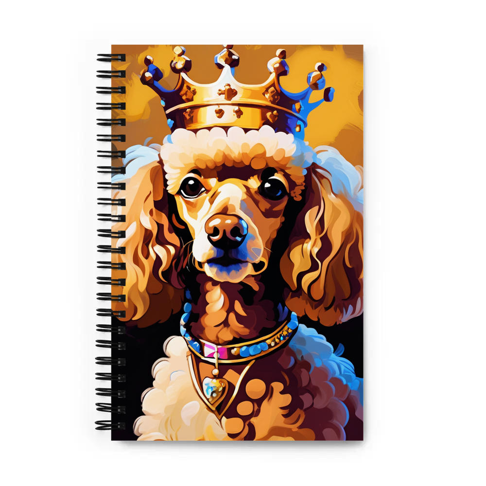 PugMug Custom Tan Poodle Spiral Notebook