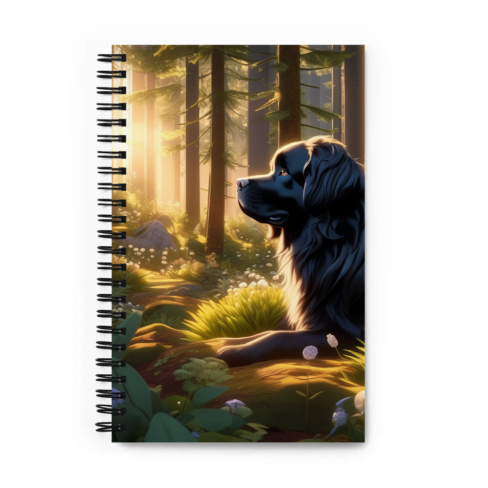 PugMug Custom Newfoundland Spiral Notebook