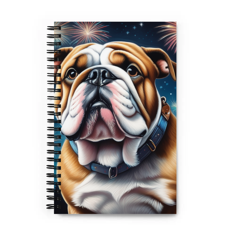 PugMug Custom Bulldog Spiral Notebook