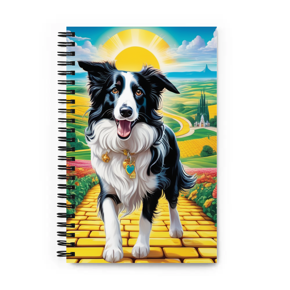 PugMug Custom Border Collie Spiral Notebook
