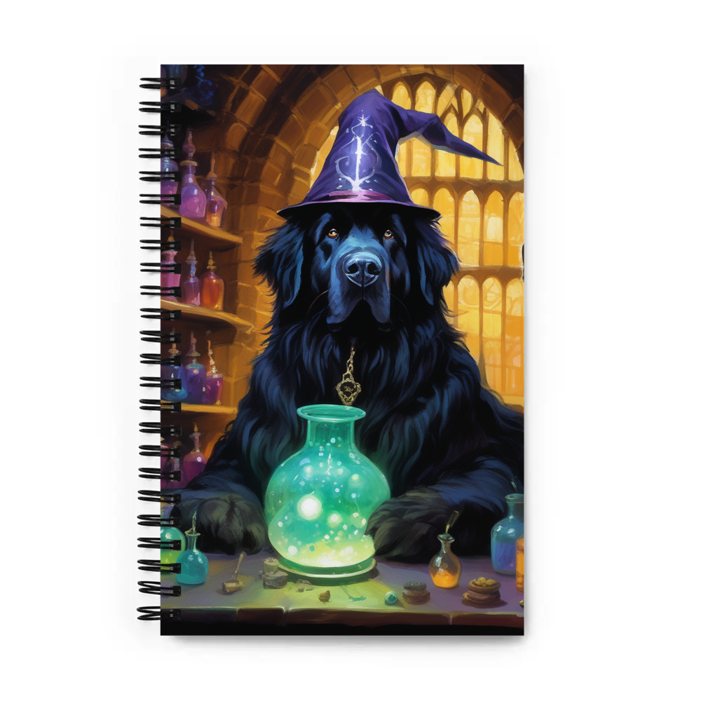 PugMug Custom Newfoundland Spiral Notebook