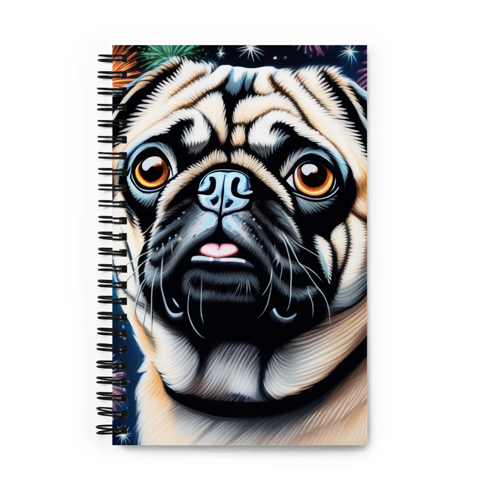 PugMug Custom Pug Spiral Notebook