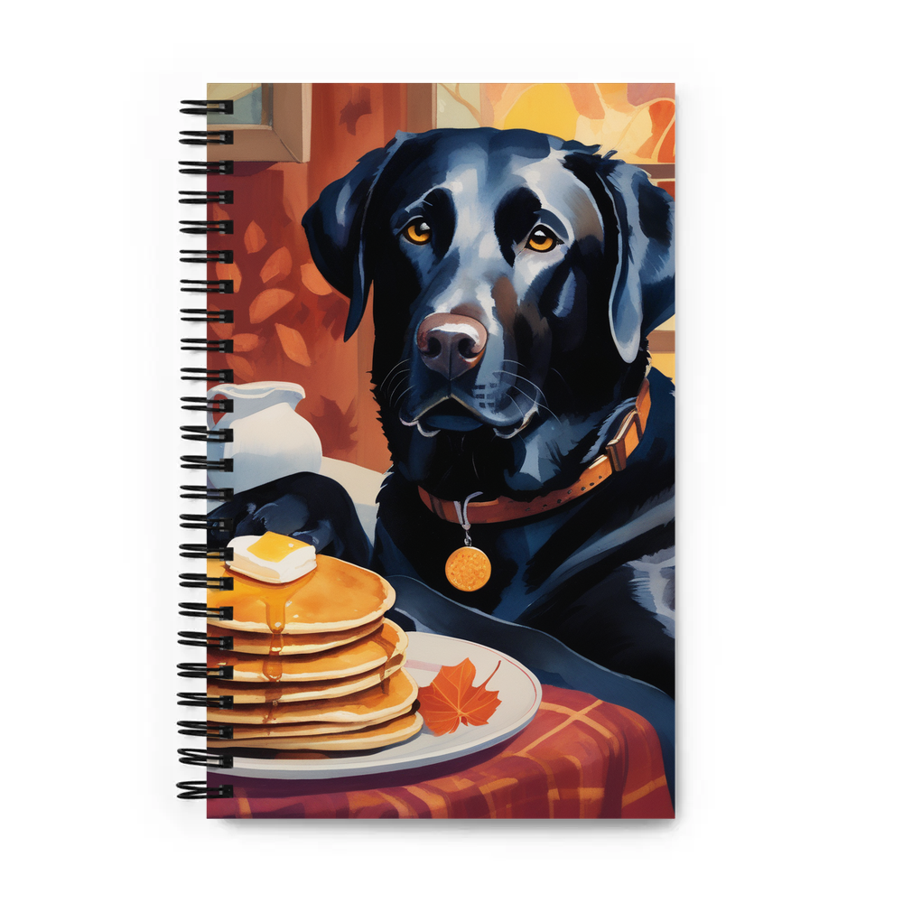 PugMug Custom Black Labrador Retriever Spiral Notebook