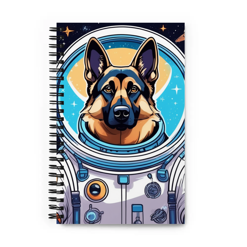 PugMug Custom German Shepherd Dog Spiral Notebook