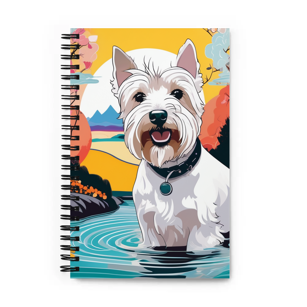 PugMug Custom West Highland White Terrier Spiral Notebook