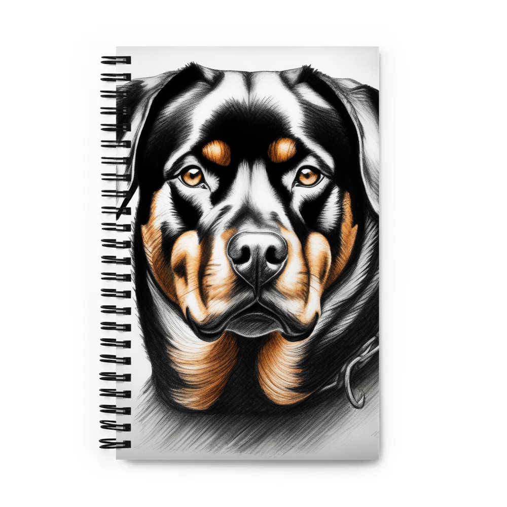 PugMug Custom Rottweiler Spiral Notebook