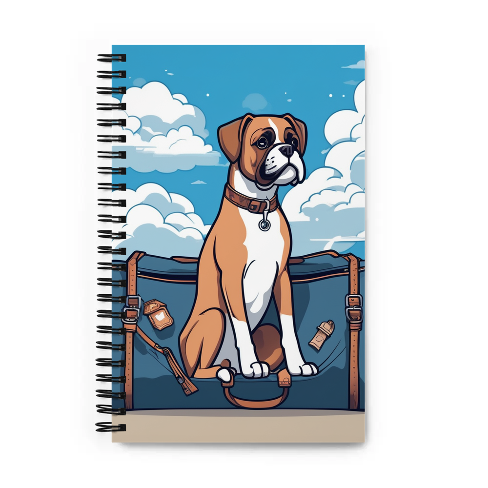 PugMug Custom Boxer Dog Spiral Notebook