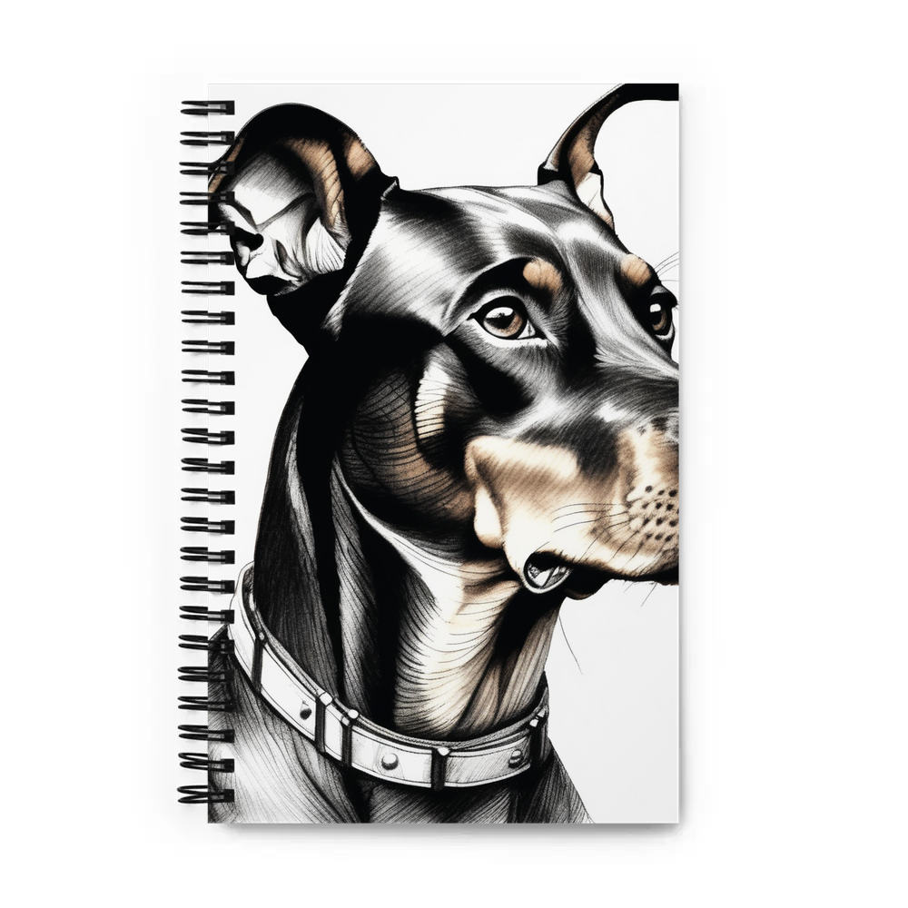 PugMug Custom Doberman Pinscher Spiral Notebook