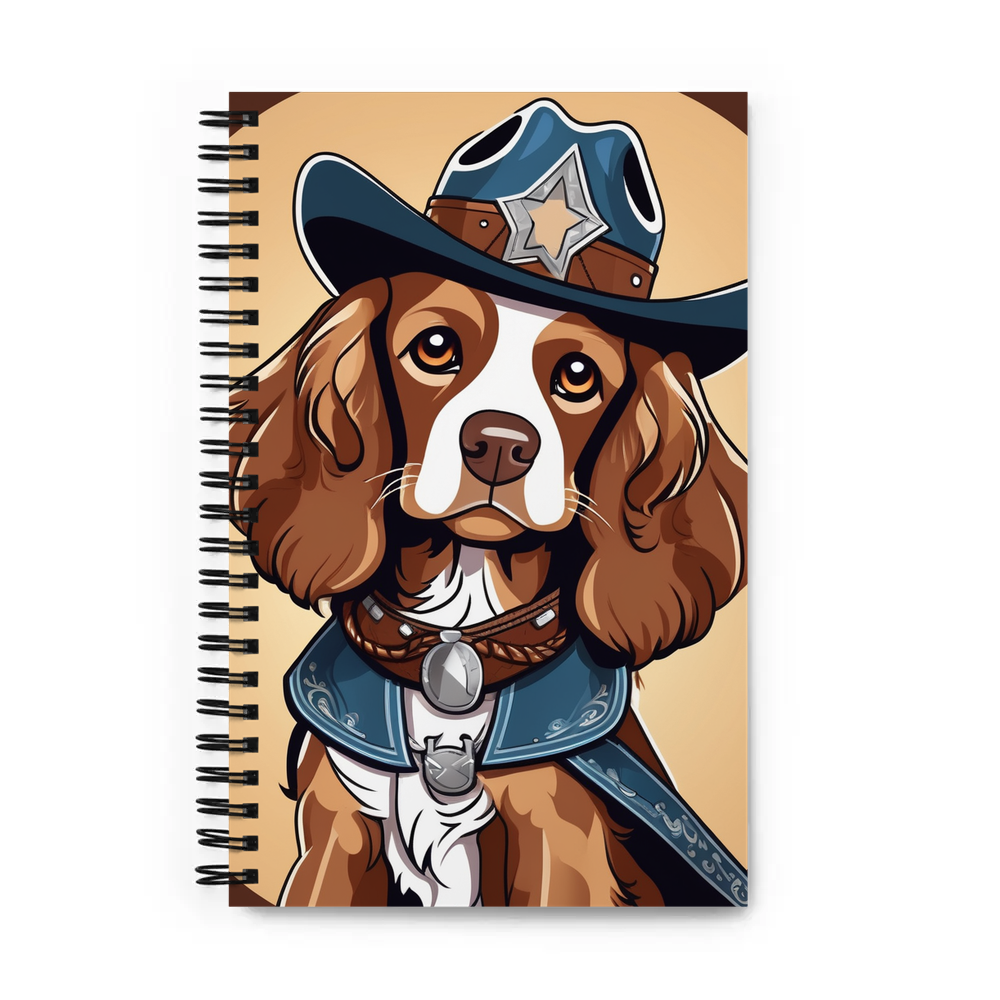 PugMug Custom Cocker Spaniel Spiral Notebook