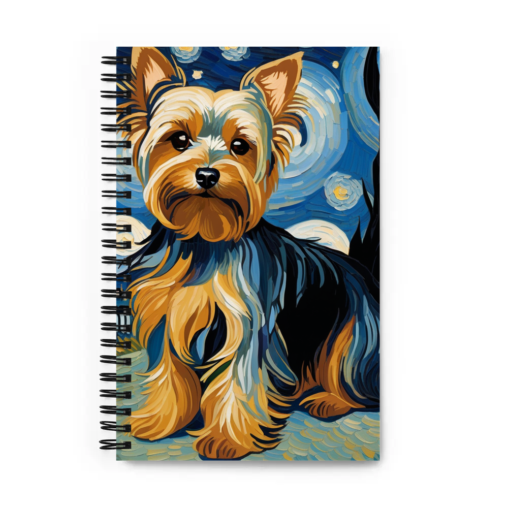 PugMug Custom Yorkshire Terrier Spiral Notebook