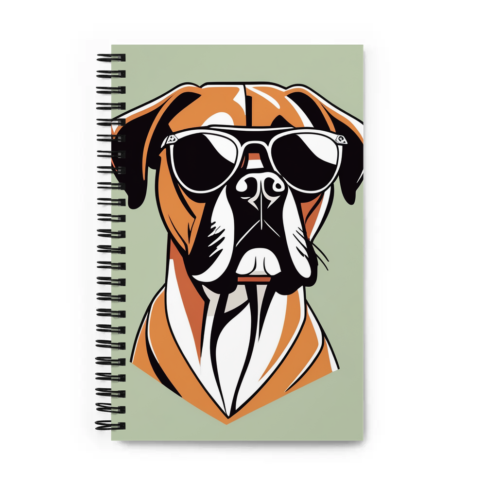 PugMug Custom Pet Spiral Notebook