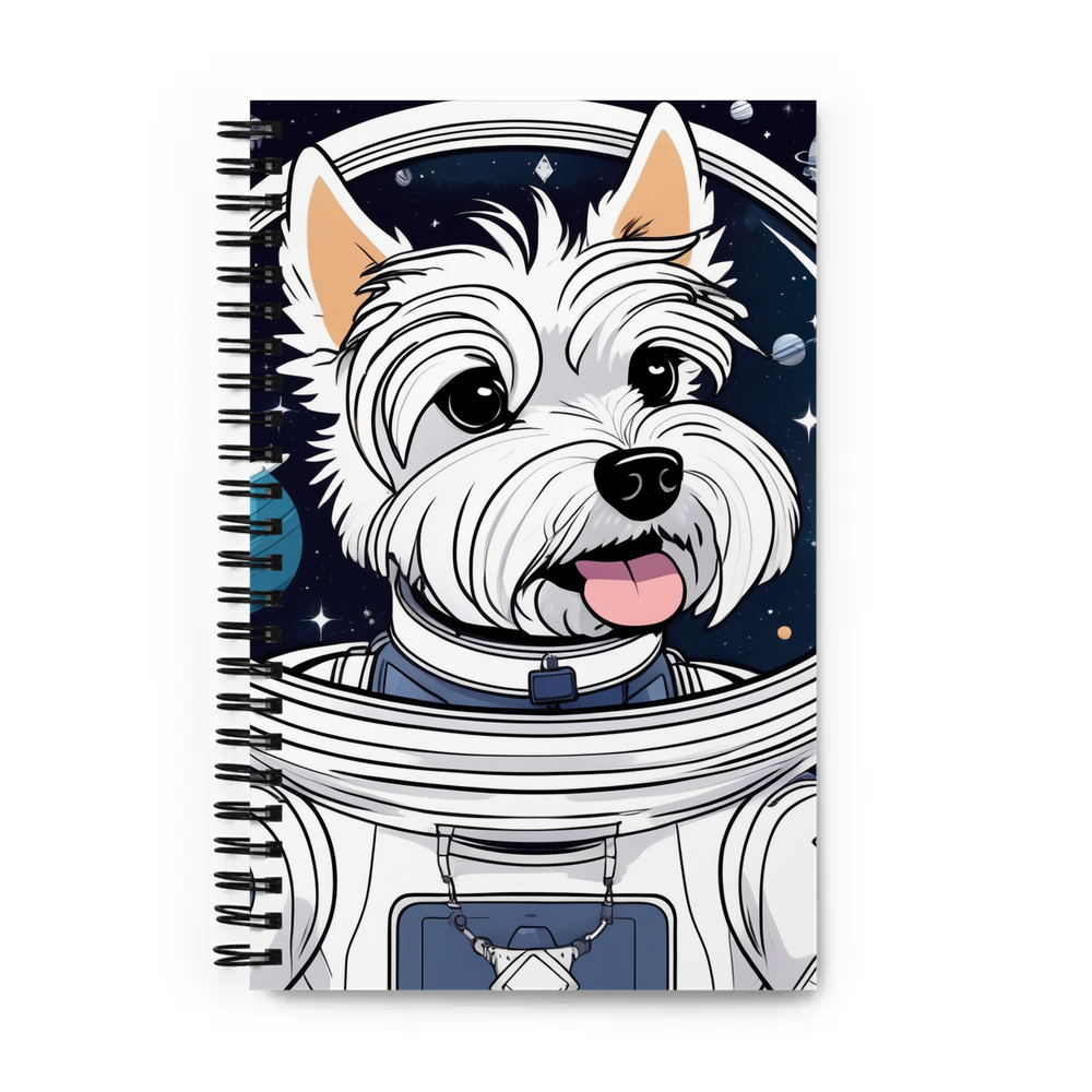 PugMug Custom West Highland White Terrier Spiral Notebook