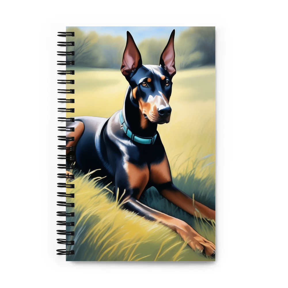 PugMug Custom Doberman Pinscher Spiral Notebook