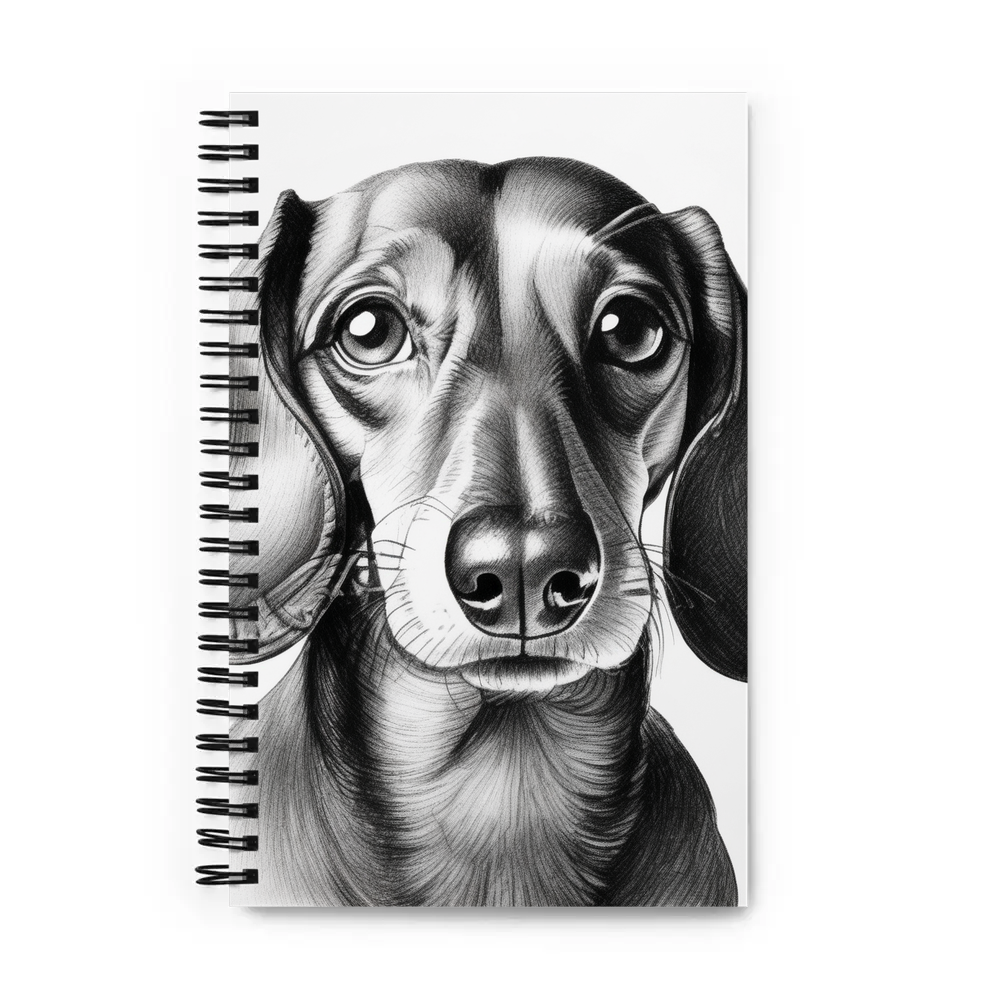 PugMug Custom Tan Dachshund Spiral Notebook