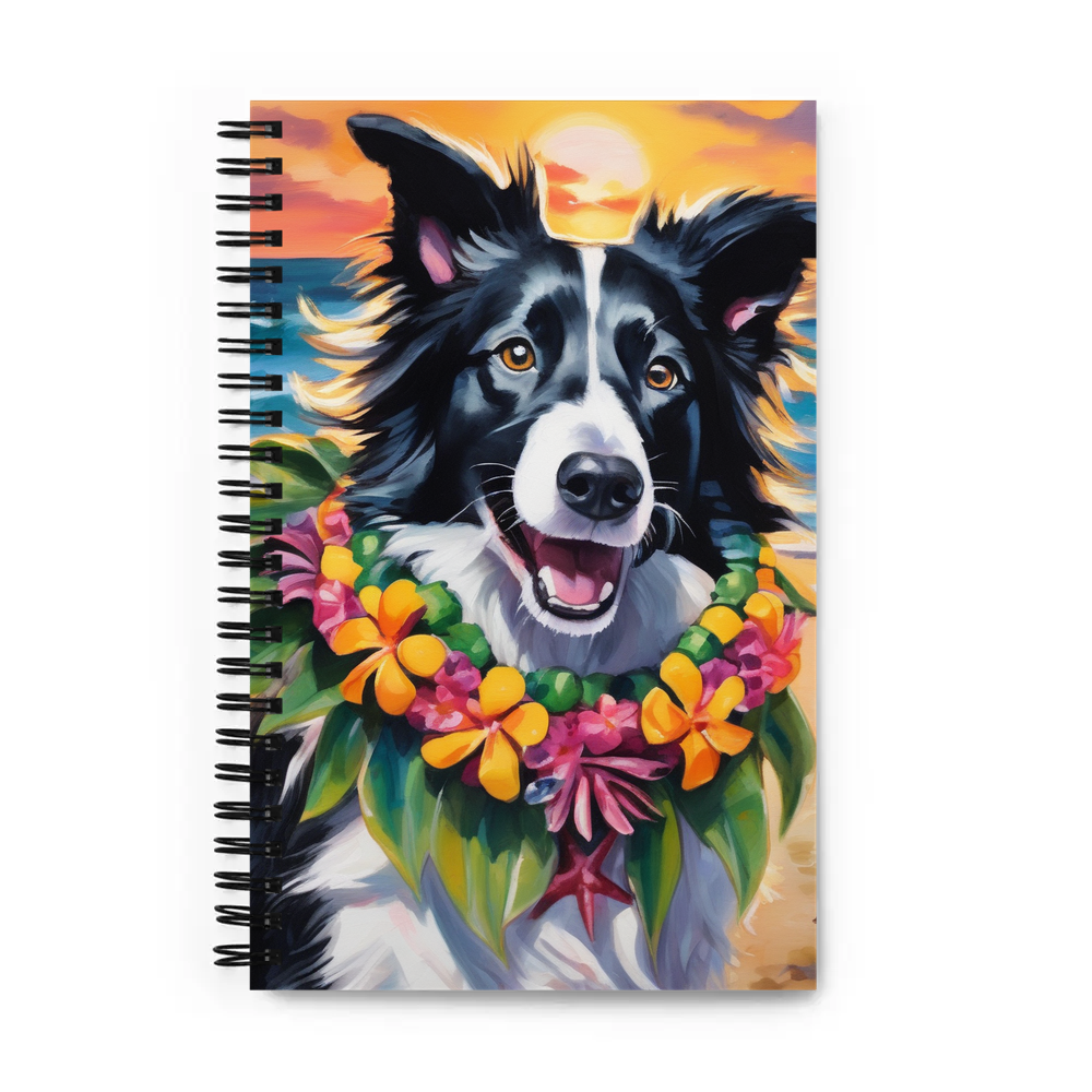 PugMug Custom Border Collie Spiral Notebook