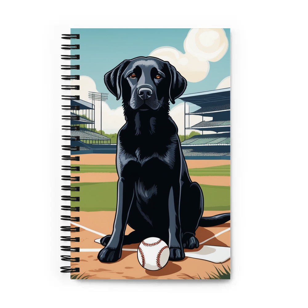 PugMug Custom Black Labrador Retriever Spiral Notebook