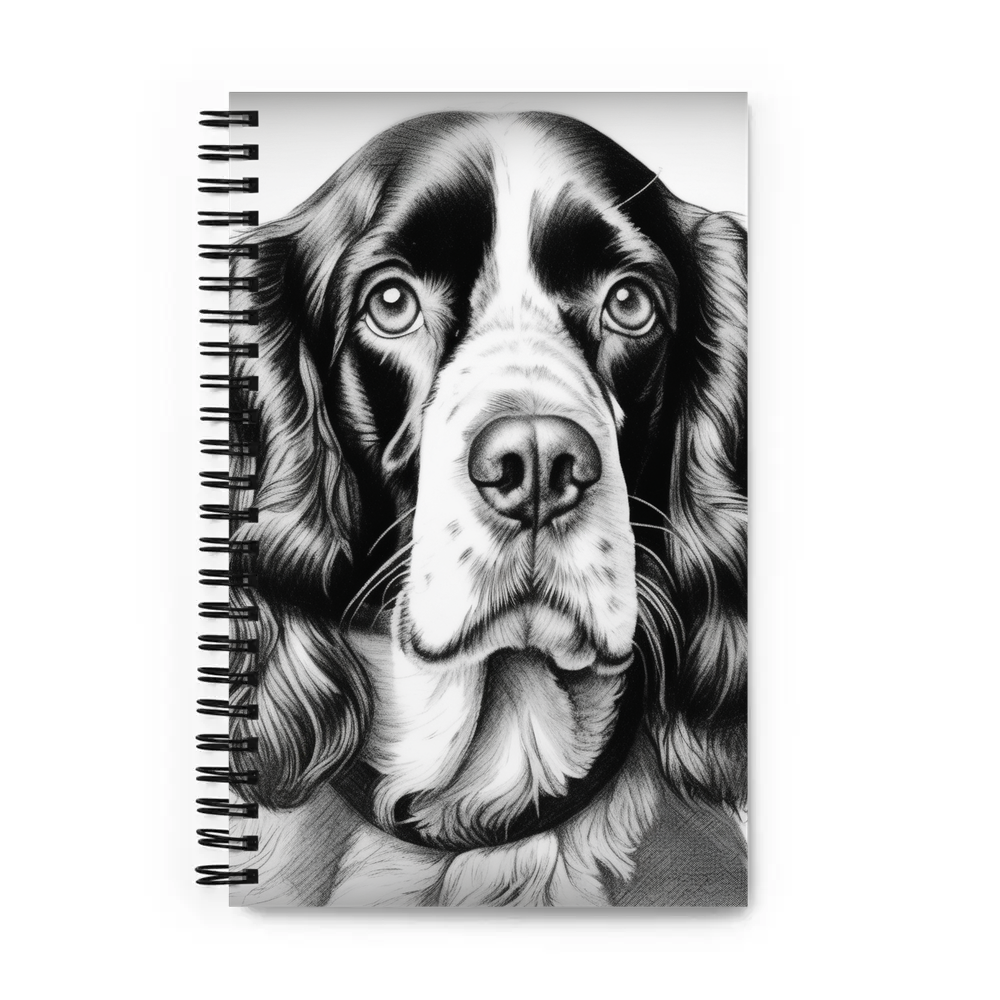 PugMug Custom English Springer Spaniel Spiral Notebook