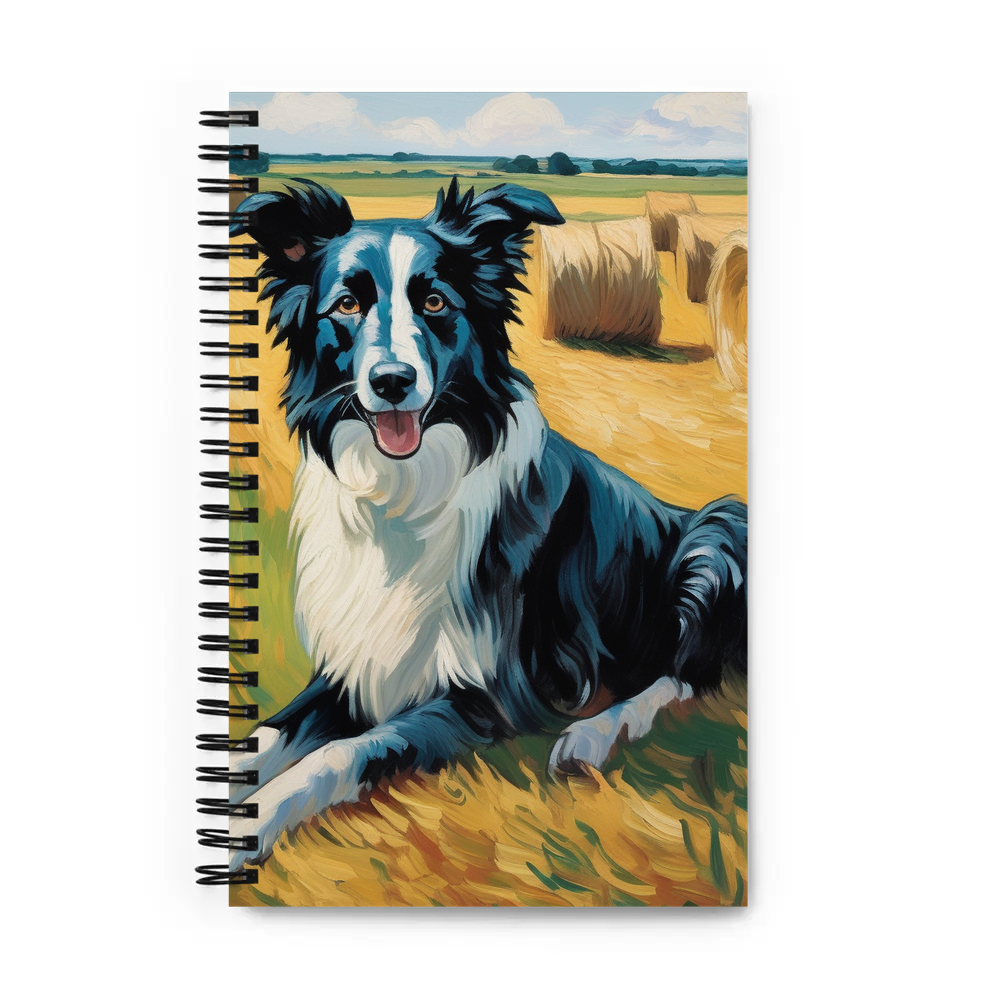 PugMug Custom Border Collie Spiral Notebook