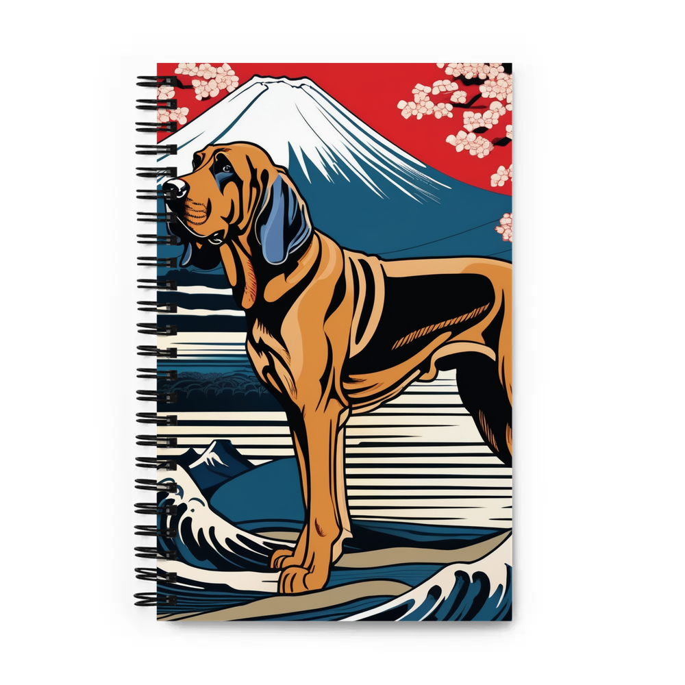 PugMug Custom Bloodhound Spiral Notebook